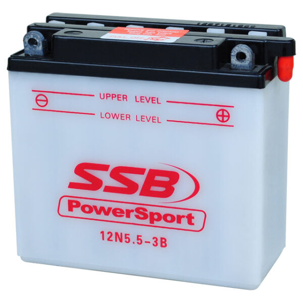12N5.5-3B SSB Powersport Flooded Motorcycle Battery