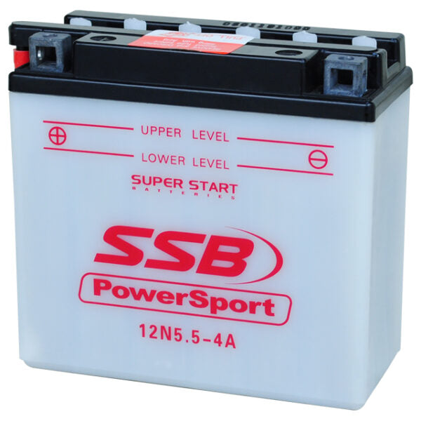 12N5.5-4A SSB Powersport Flooded Motorcycle Battery