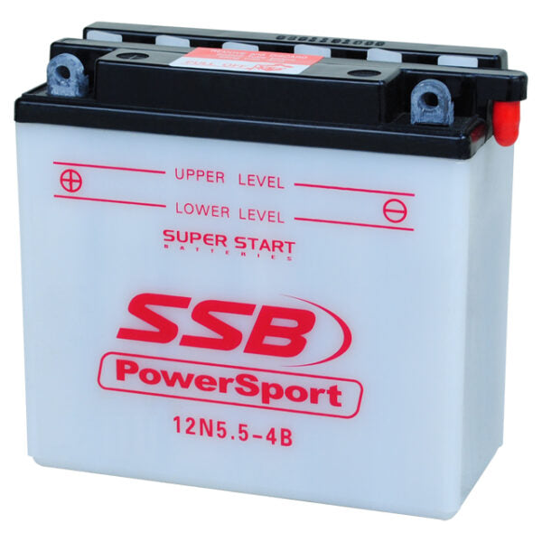 12N5.5-4B SSB Powersport Flooded Motorcycle Battery