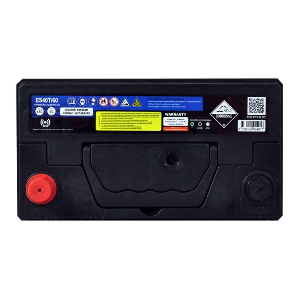 ES40T/60 SSB Silver MF Car Battery