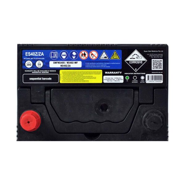 ES40Z/ZA SSB Silver MF Car Battery