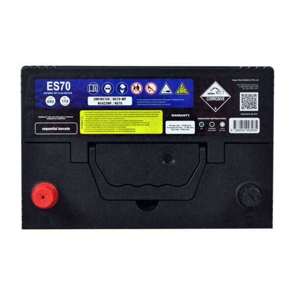 ES70 SSB Silver MF Car Battery
