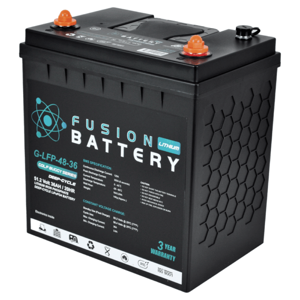 G-LFP-48-36 Fusion Golf Buggy Series Lithium Deep Cycle Battery