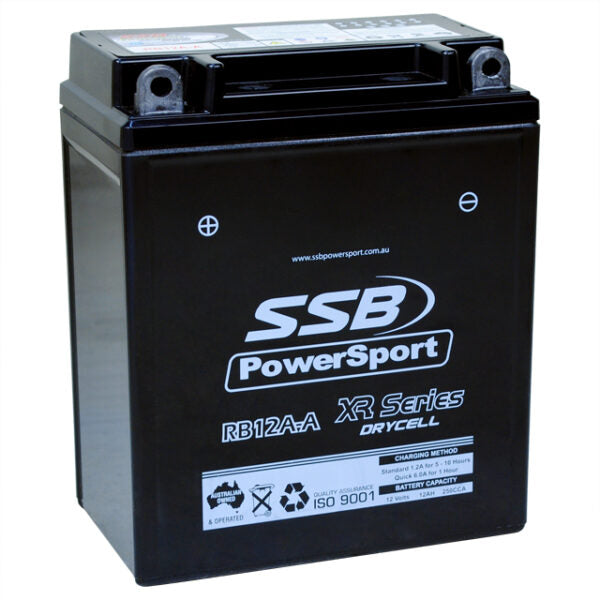 RB12A-A SSB XR Series Motorcycle Battery (12N12A-4A-1)