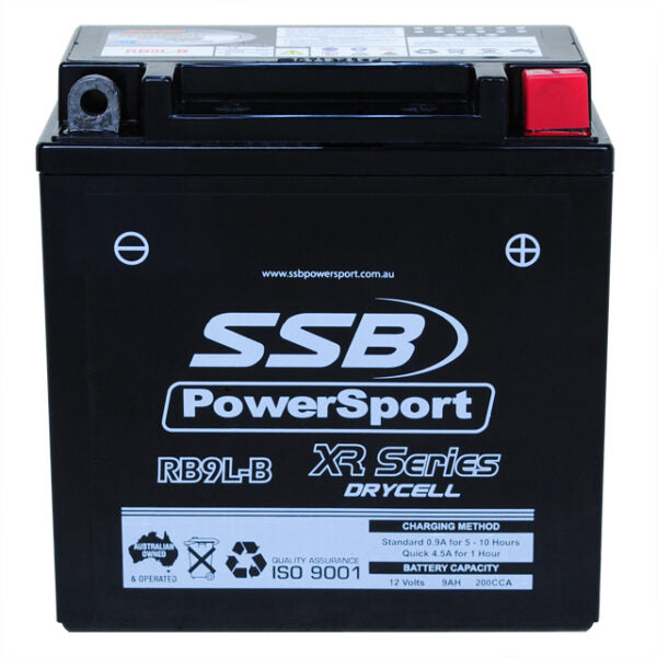 RB9L-B SSB XR Series Motorcycle Battery (12N9-BS)