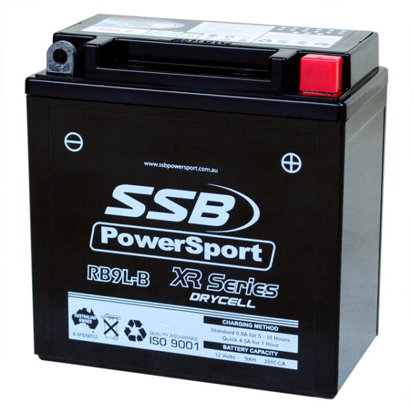 RB9L-B SSB XR Series Motorcycle Battery (12N9-BS)