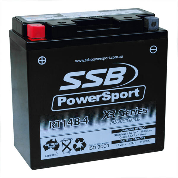 RT14B-4 SSB XR Series Motorcycle Battery