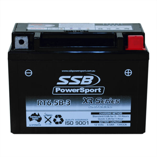 RT6.5B-3 SSB XR Series Motorcycle Battery