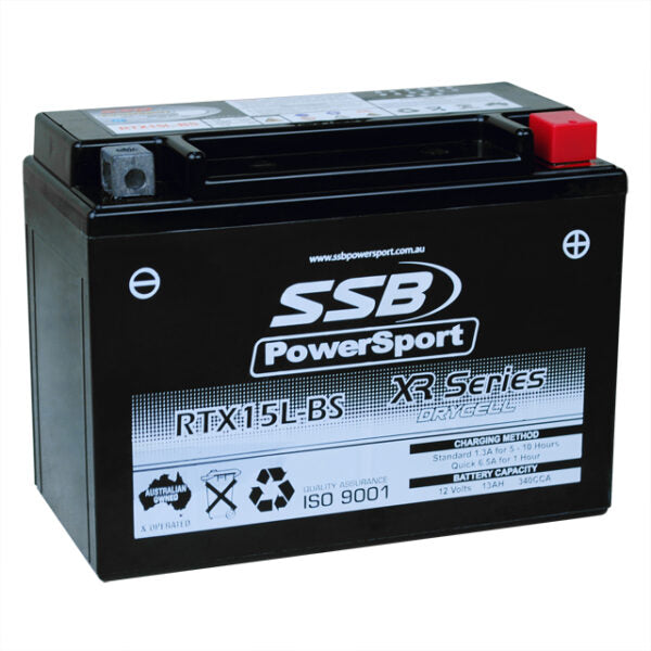 RTX15L-BS SSB XR Series Motorcycle Battery