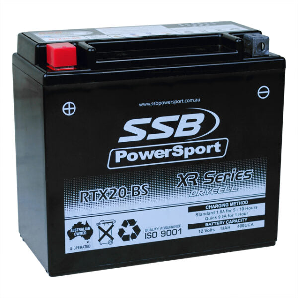 RTX20-BS SSB XR Series Motorcycle Battery