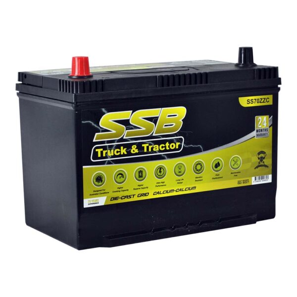 SS70ZZC SSB Commercial Truck & Bus Battery (NS70ZZC)