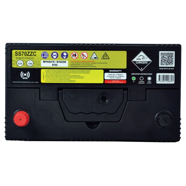 SS70ZZC SSB Commercial Truck & Bus Battery (NS70ZZC)