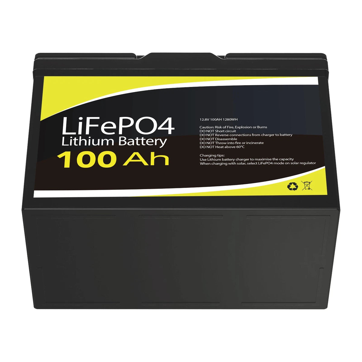 SunVolt 100Ah Lithium Battery LiFePO4 Deep Cycle 12V Battery