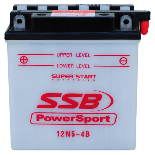 12N5-4B SSB Powersport Flooded Motorcycle Battery