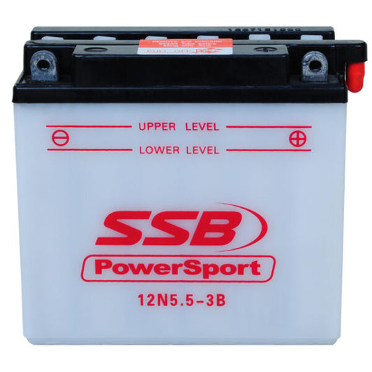 12N5.5-3B SSB Powersport Flooded Motorcycle Battery