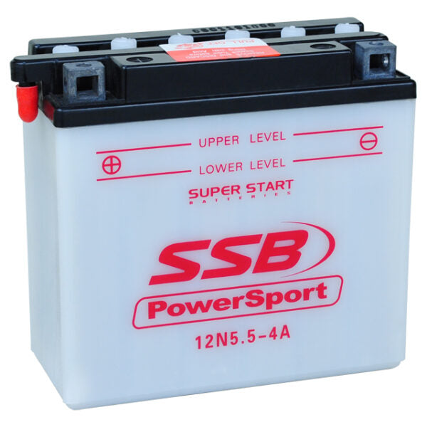 12N5.5-4A SSB Powersport Flooded Motorcycle Battery