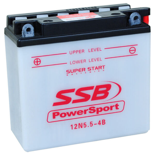 12N5.5-4B SSB Powersport Flooded Motorcycle Battery