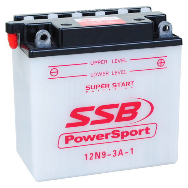 12N9-3A-1 SSB Powersport Flooded Motorcycle Battery