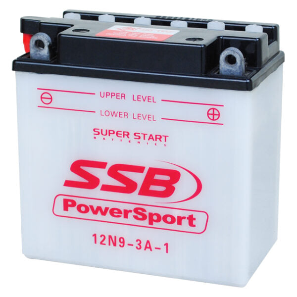 12N9-3A-1 SSB Powersport Flooded Motorcycle Battery