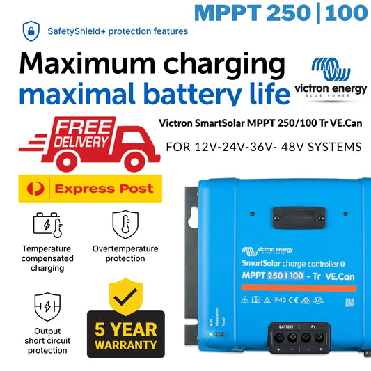 Victron Smart Solar MPPT 250/100 TR VE.Can Solar Charger - SCC125110412