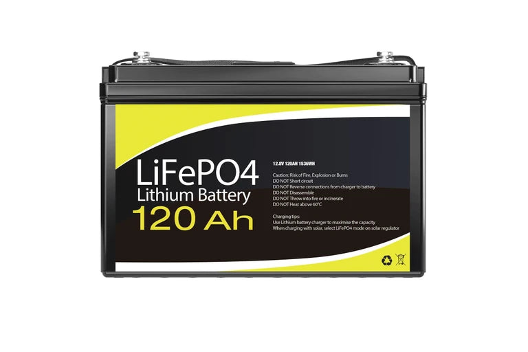 SunVolt 120Ah Lithium Battery LiFePO4 Deep Cycle 12V Battery
