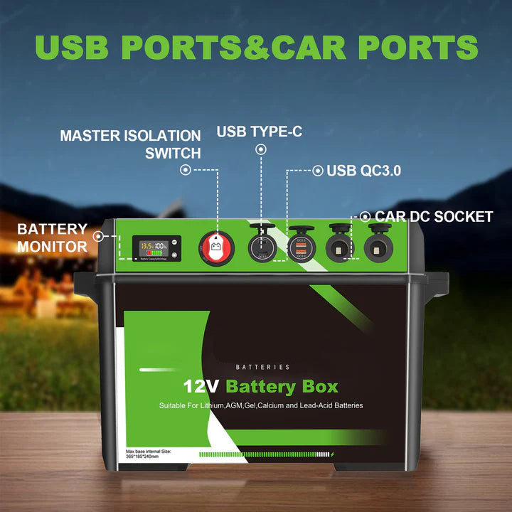 12V Battery Box Suncoast VE Series