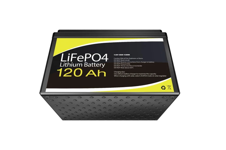 SunVolt 120Ah Lithium Battery LiFePO4 Deep Cycle 12V Battery