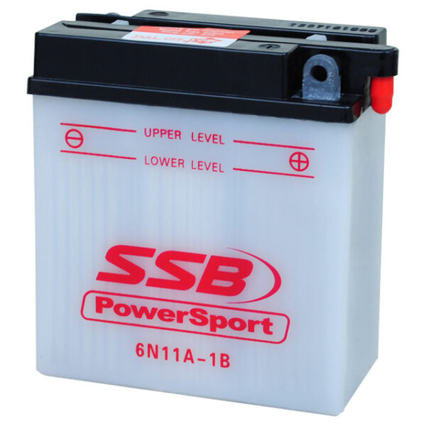 6N11A-1B SSB Powersport Flooded Motorcycle Battery