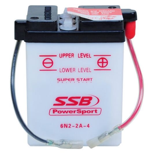 6N2-2A-4 SSB Powersport Flooded Motorcycle Battery