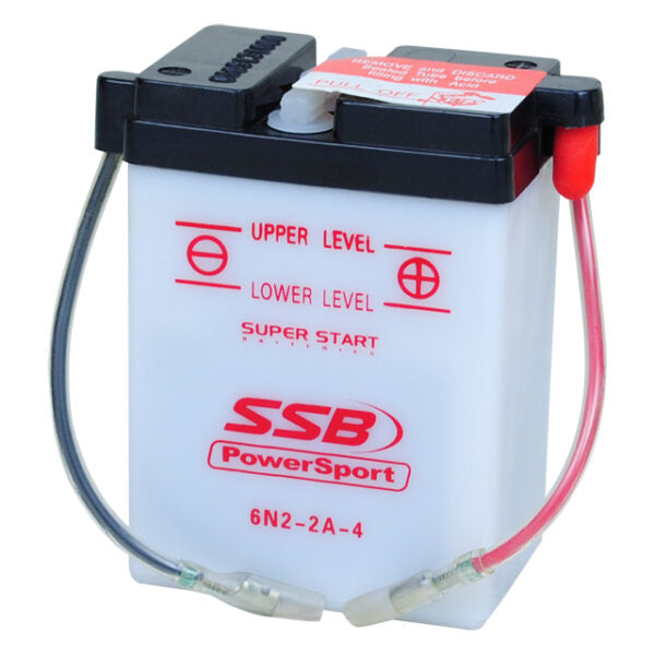 6N2-2A-4 SSB Powersport Flooded Motorcycle Battery