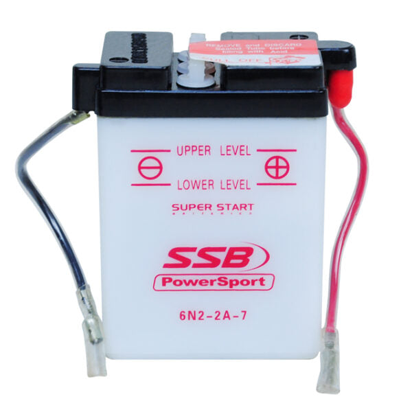 6N2-2A-7 SSB Powersport Flooded Motorcycle Battery