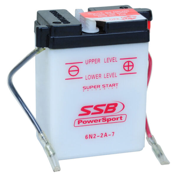 6N2-2A-7 SSB Powersport Flooded Motorcycle Battery