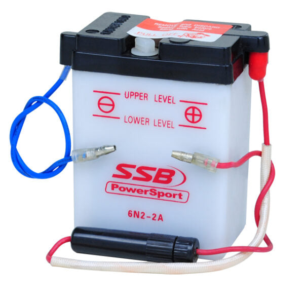 6N2-2A SSB Powersport Flooded Motorcycle Battery