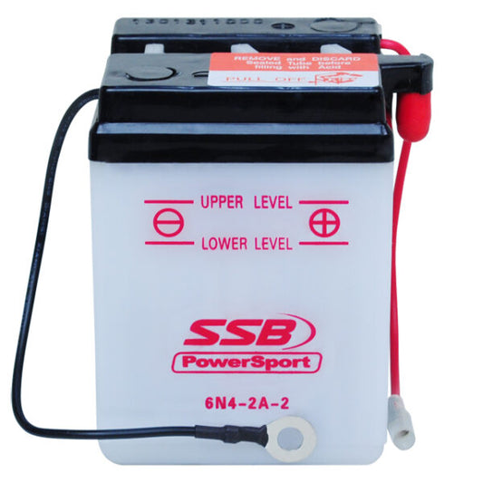 6N4-2A-2 SSB Powersport Flooded Motorcycle Battery