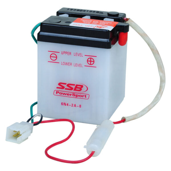 6N4-2A-8 SSB Powersport Flooded Motorcycle Battery