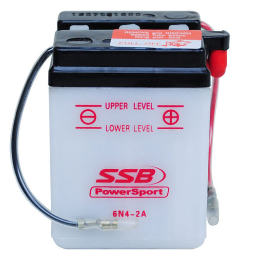 6N4-2A SSB Powersport Flooded Motorcycle Battery
