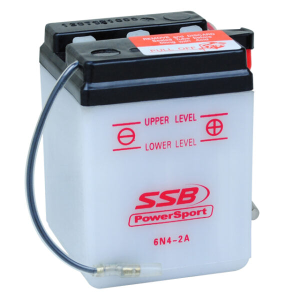 6N4-2A SSB Powersport Flooded Motorcycle Battery