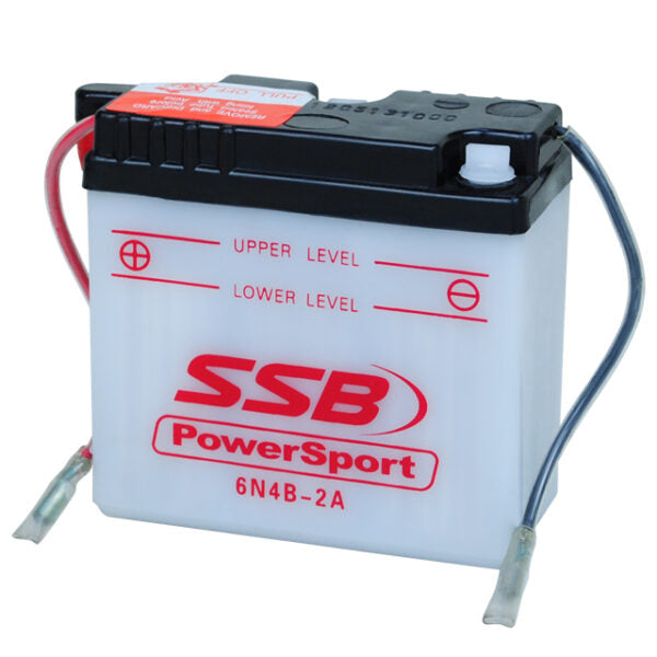 6N4B-2A SSB Powersport Flooded Motorcycle Battery