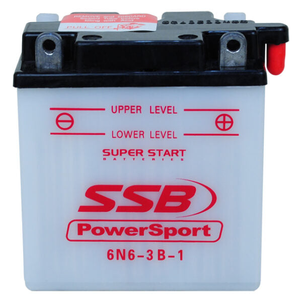 6N6-3B-1 SSB Powersport Flooded Motorcycle Battery