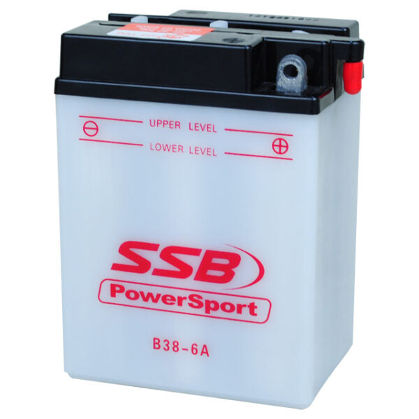B38-6A SSB Powersport Flooded Motorcycle Battery