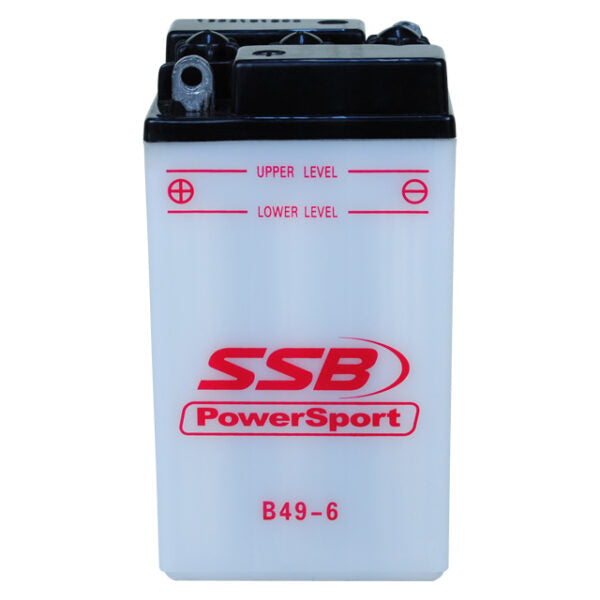 B49-6 SSB Powersport Flooded Motorcycle Battery