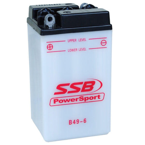 B49-6 SSB Powersport Flooded Motorcycle Battery