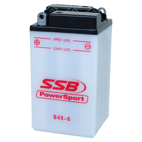 B49-6 SSB Powersport Flooded Motorcycle Battery