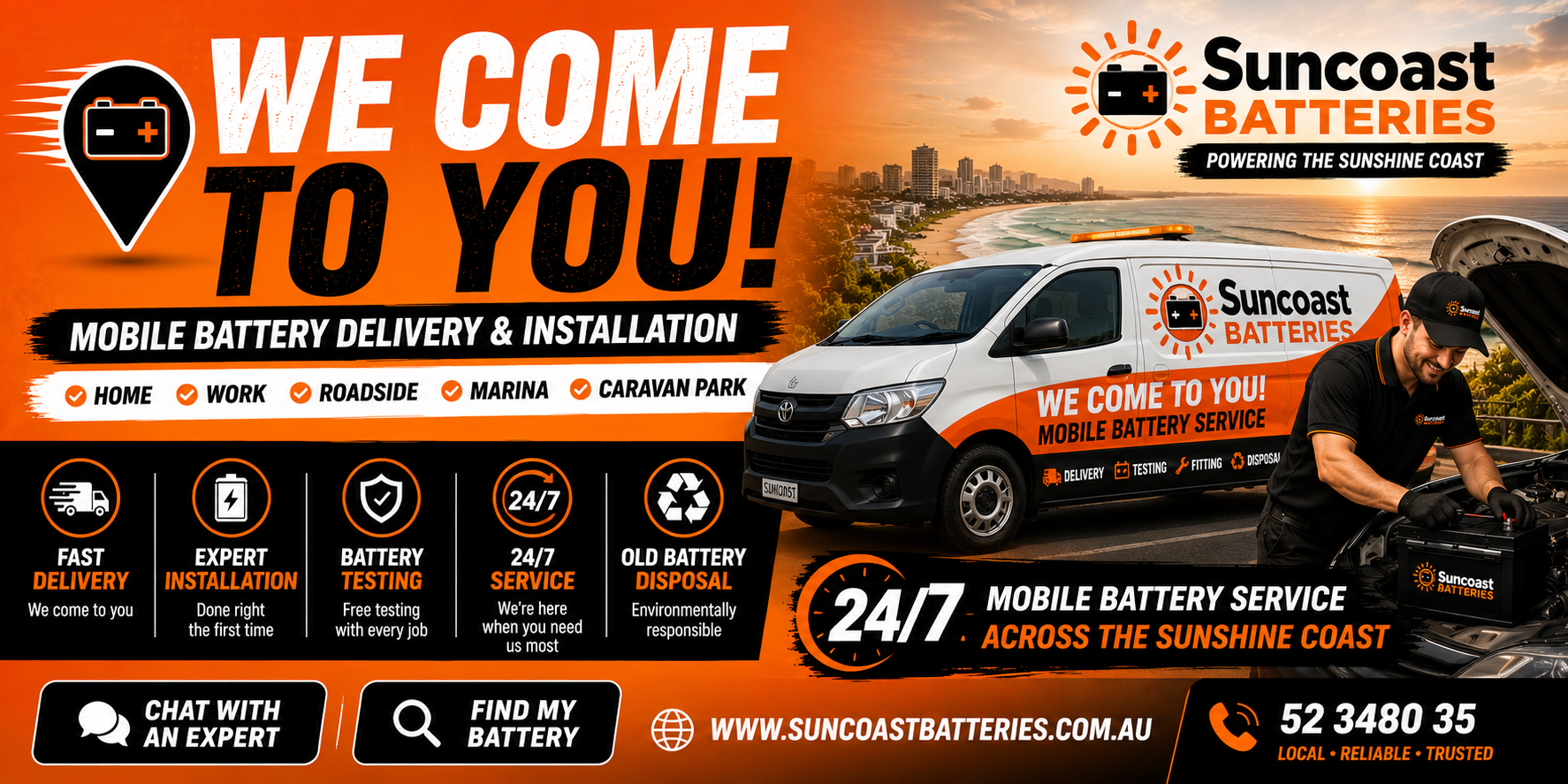Batteries Sunshine Coast