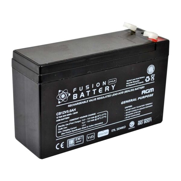 CB12V5.5AH Fusion AGM 12V Deep Cycle Battery