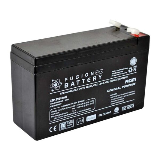 CB12V5.5AH Fusion AGM 12V Deep Cycle Battery