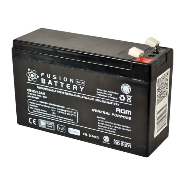 CB12V5.5AH Fusion AGM 12V Deep Cycle Battery