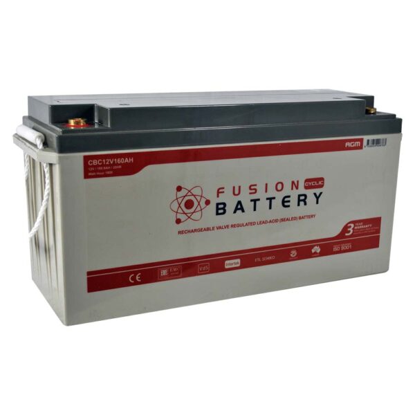 CBC12V160AH Fusion AGM 12V 160Ah Deep Cycle Battery