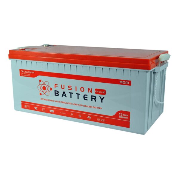 CBC12V200AH Fusion AGM 12V Deep Cycle Battery