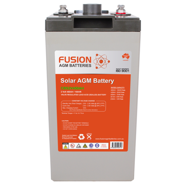 CBS2V450AH Fusion Solar AGM 2V Solar Battery